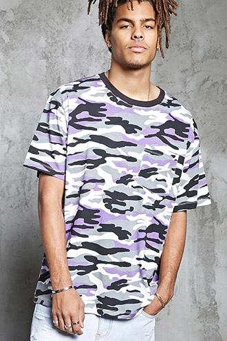 Forever21 Camo Print Knit Tee
