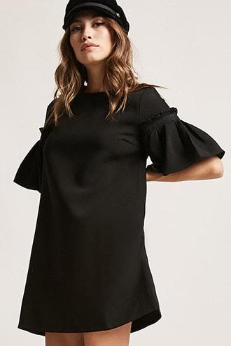 Forever21 Bell Sleeve Mini Shift Dress