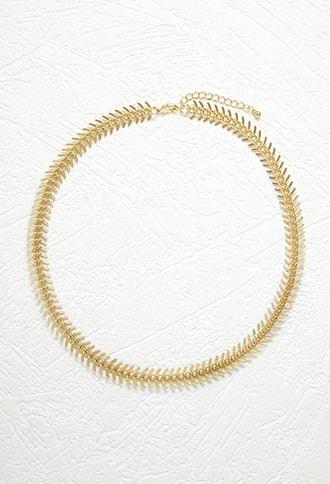 Forever21 Leaf-chain Necklace