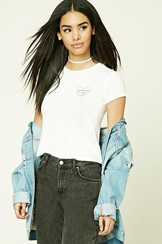 Forever21 I Love You More Graphic Tee