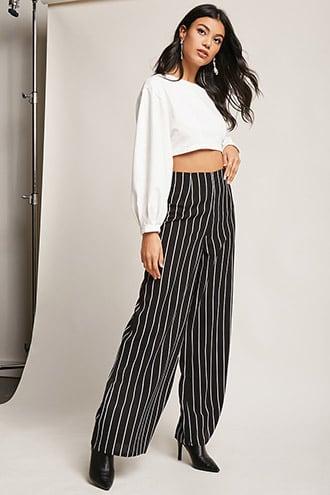 Forever21 Pinstripe Palazzo Pants