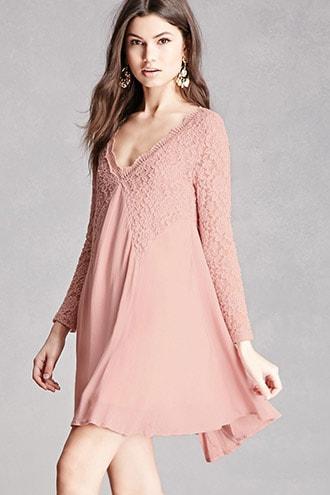 Forever21 Lace Swing Mini Dress