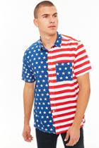 Forever21 American Flag Shirt