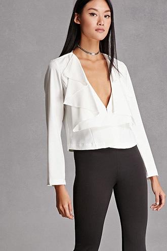 Forever21 Twelve Ruffled Blazer