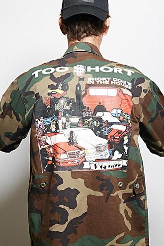 21 Men Men's  Vintage Wear La Army Jacket
