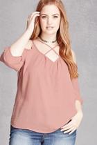 Forever21 Plus Size Strappy Cutout Top