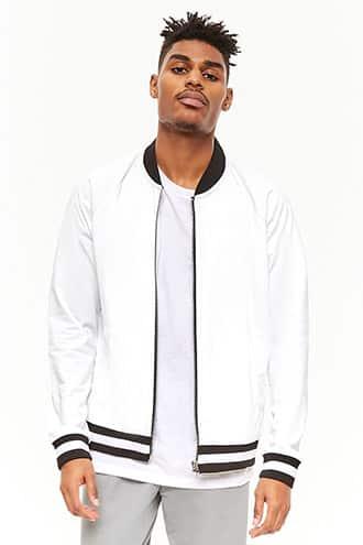Forever21 Zip-front Varsity Jacket