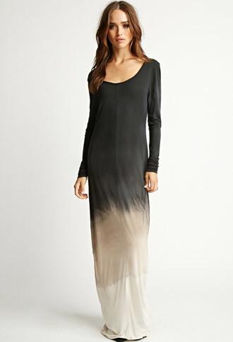 Forever21 Nytt Dip-dyed Maxi Dress