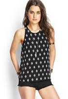 Forever21 Spotted Geo Print Tank