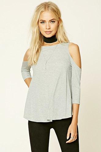Love21 Women's  Open-shoulder Top