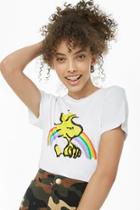 Forever21 Woodstock Rainbow Graphic Top