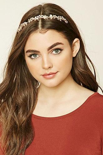 Forever21 Foliage Rhinestone Headband