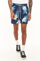 Forever21 The Endless Summer Floral Print Swim Trunks