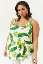 Forever21 Plus Size Tropical Swing Top
