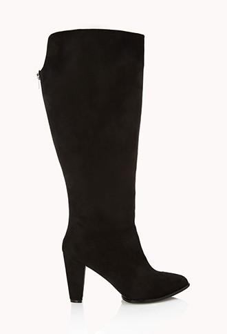 Forever21 Women's  Wide Calf 24-hour Boots