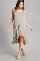 Forever21 High-low Ruffle Tank Dress