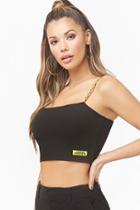 Forever21 Neon Waves Cropped Cami