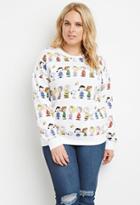Forever21 Plus Peanuts Graphic Sweatshirt