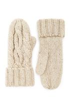 Forever21 Women's  Cable Knit Mittens