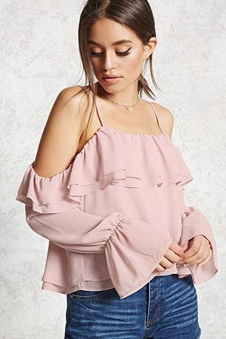 Forever21 Contemporary Chiffon Top