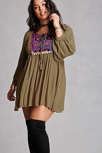 Forever21 Velzera Pom Pom Tunic