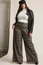 Forever21 Plus Size Plaid Wide-leg Pants