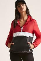 Forever21 Active Hooded Colorblock Anorak