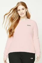Forever21 Plus Size Fuzzy Amore Sweater
