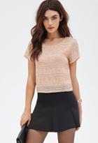 Forever21 Boxy Beaded & Sequined Top