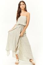 Forever21 Geo-striped High-low Dress
