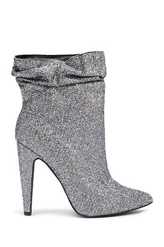 Forever21 Iridescent Glitter Booties