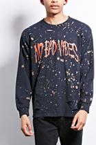 Forever21 Human Condition Bleach Pullover