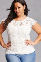 Forever21 Soieblu Plus Size Crochet Top