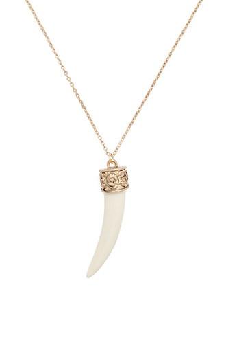 Forever21 Tooth Pendant Necklace