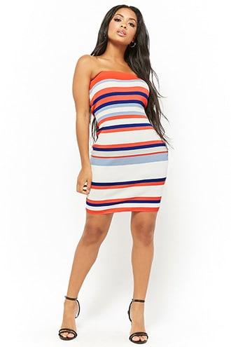 Forever21 Striped Tube Dress