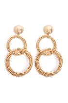 Forever21 Statement Twisted Drop Earrings
