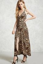 Forever21 Cheetah Print Maxi Dress