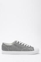 Forever21 Glen Plaid Low-top Sneakers