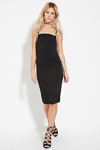 Forever21 Women's  Ruched Cami Dress