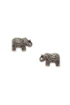 Forever21 Etched Elephant Studs