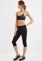 Forever21 Mesh Insert Athletic Capri Legging