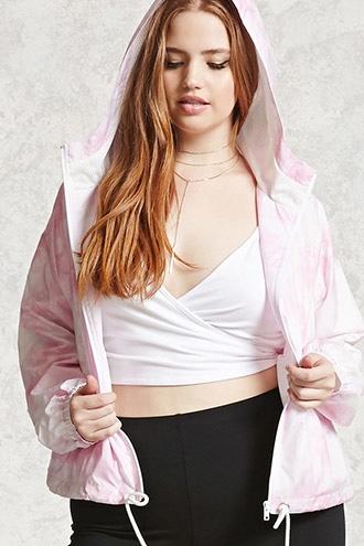 Forever21 Plus Size Tie-dye Jacket