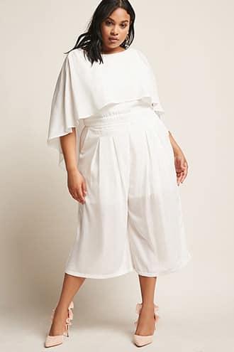 Forever21 Plus Size Cape-inspired Jumpsuit