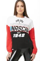 Forever21 Colorblock Nascar Graphic Top