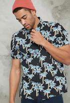 Forever21 Palm Tree Print Shirt