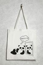 Forever21 No Filter Graphic Canvas Tote