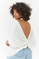 Forever21 Plus Size Twisted-back Top