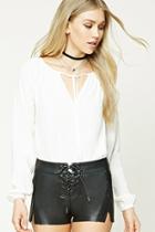 Forever21 Tie-front Top