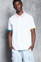 Forever21 Contrast Trim Polo Shirt