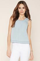 Love21 Women's  Contemporary Chambray Top